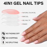 RealFit Nude Tone Mixed Color Press-On Nails 