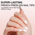 French Tip Press on Nails 
