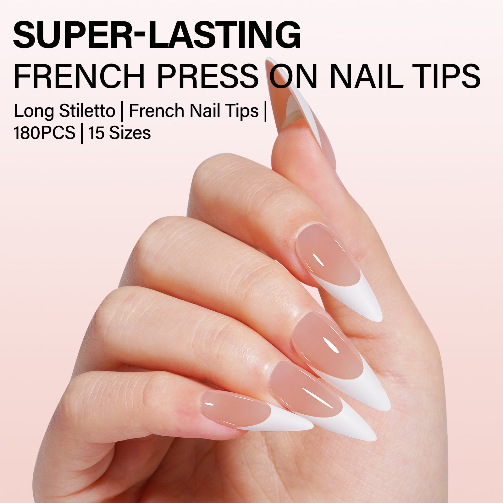 French Tip Press on Nails 