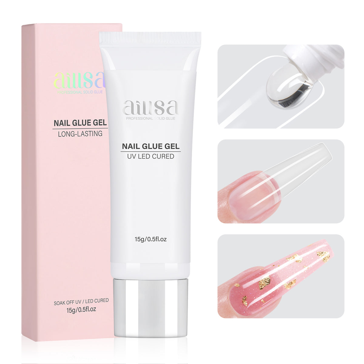 Strong Hold Solid Gel Nail Glue 