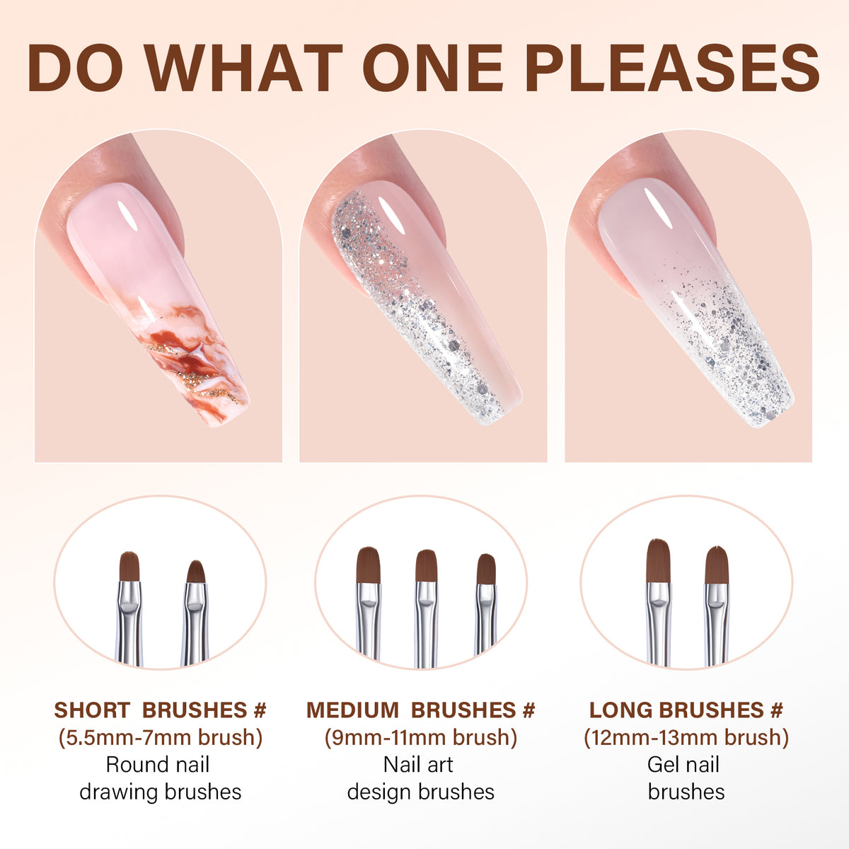 Nail Art Brushes Set 