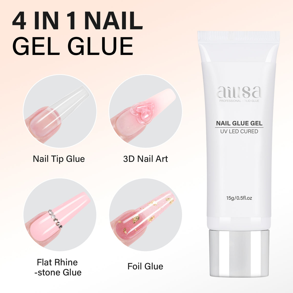 Strong Hold Solid Gel Nail Glue 