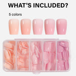 RealFit Nude Tone Mixed Color Press-On Nails 