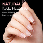 Full Cover Clear Nail Tips 