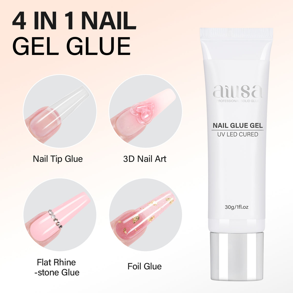 Strong Hold Solid Gel Nail Glue 