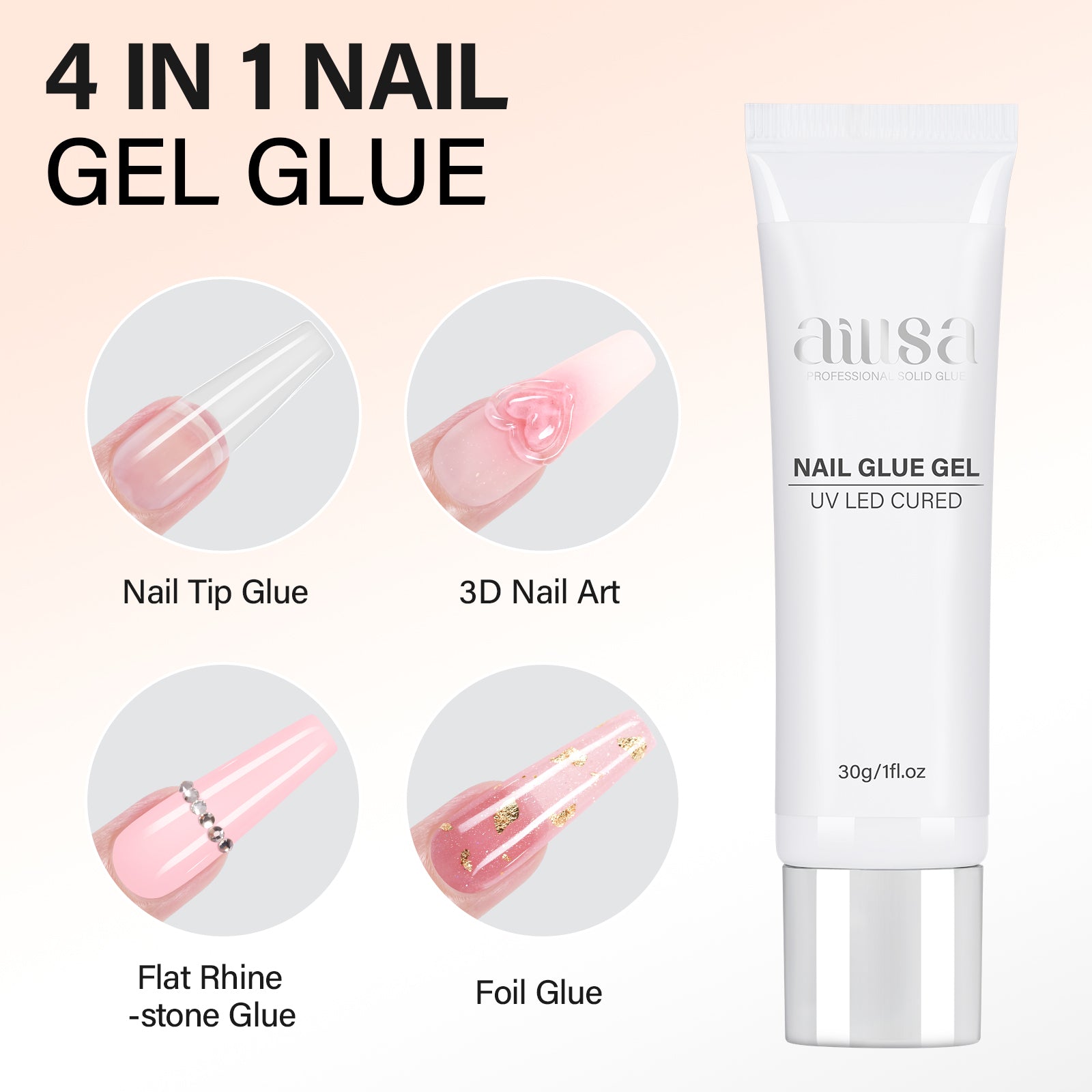 Strong Hold Solid Gel Nail Glue 
