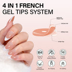 Almond French Tip Press on Nails 