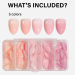RealFit Nude Tone Mixed Color Press-On Nails 