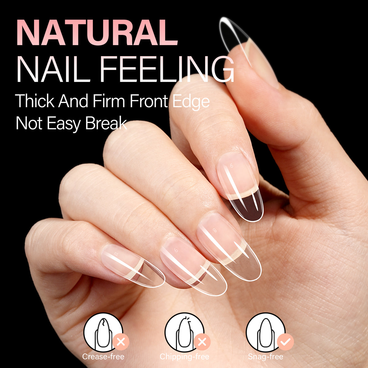 Upgraded Soft Gel Nail Tips 