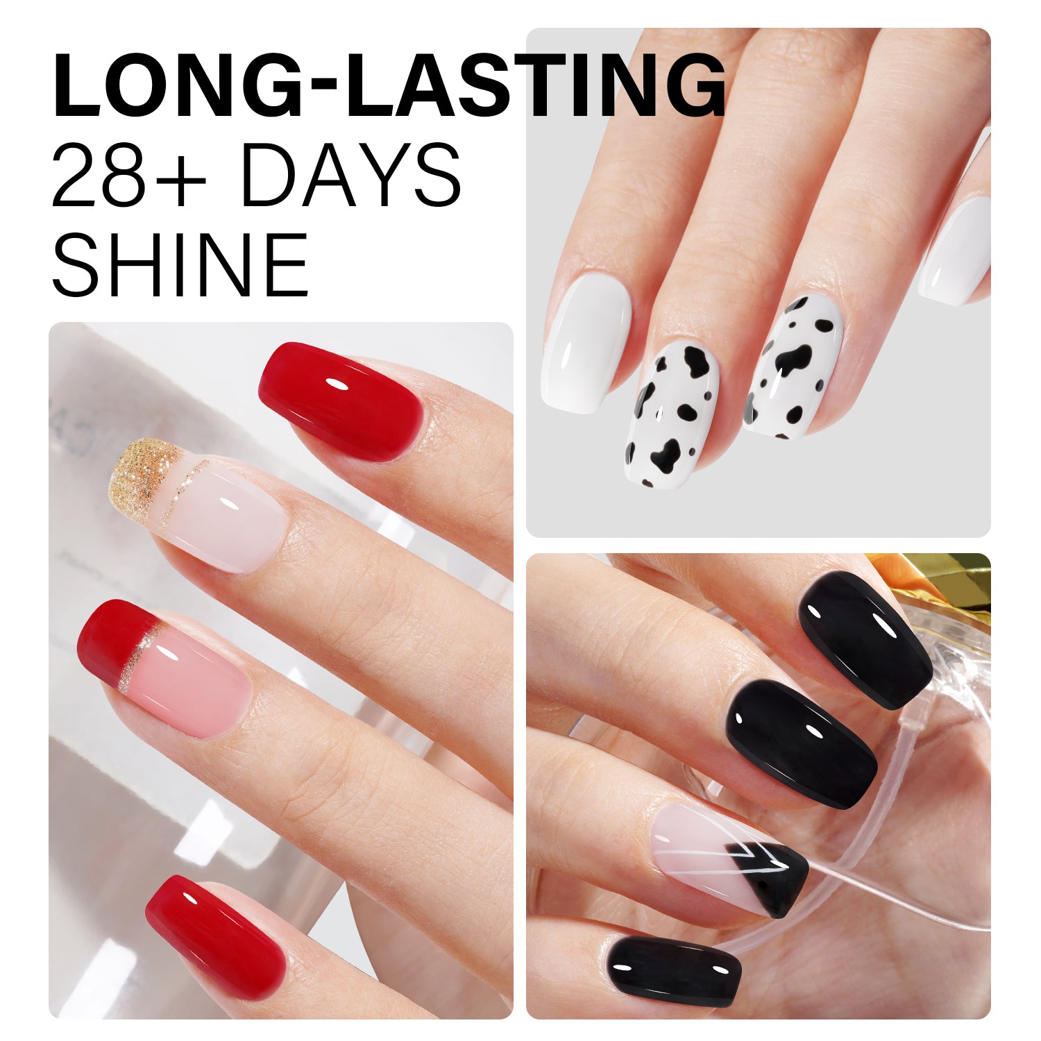 AILLSA 7PCS Gel Nail Polish Set 