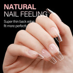 Full Cover Clear Nail Tips 