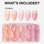RealFit Nude Tone Mixed Color Press-On Nails 
