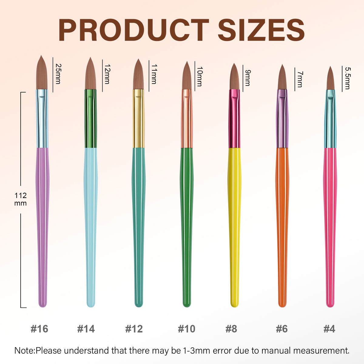 Acrylic Nail Brush Set 