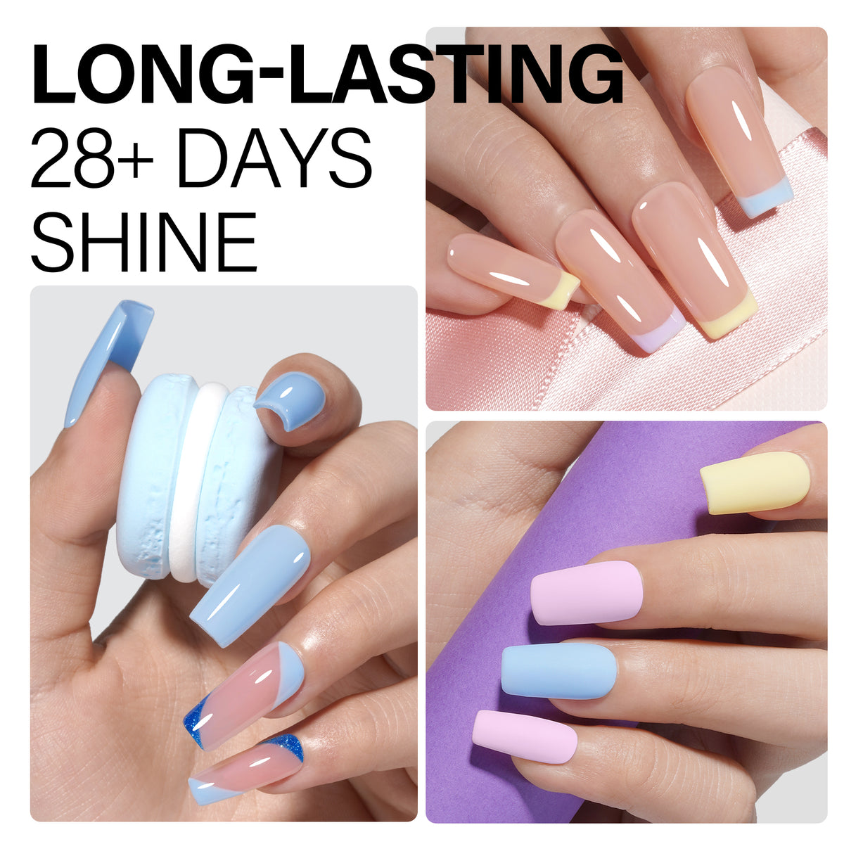 AILLSA 7PCS Gel Nail Polish Set 