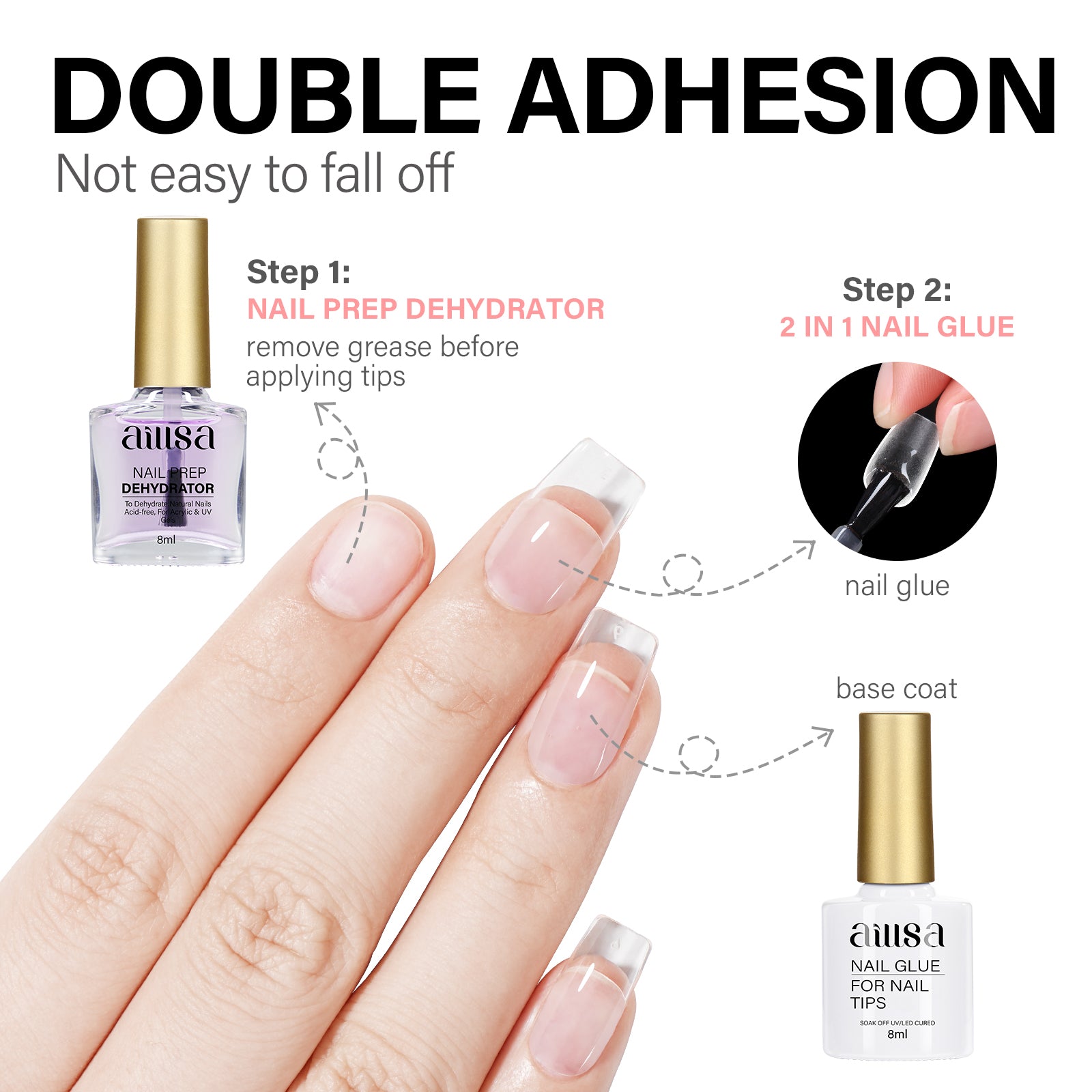Gel Nail Kit 240pcs Nail Tips 