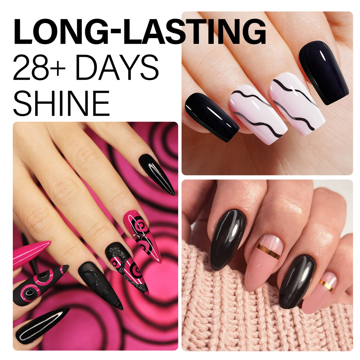AILLSA 7PCS Gel Nail Polish Set 