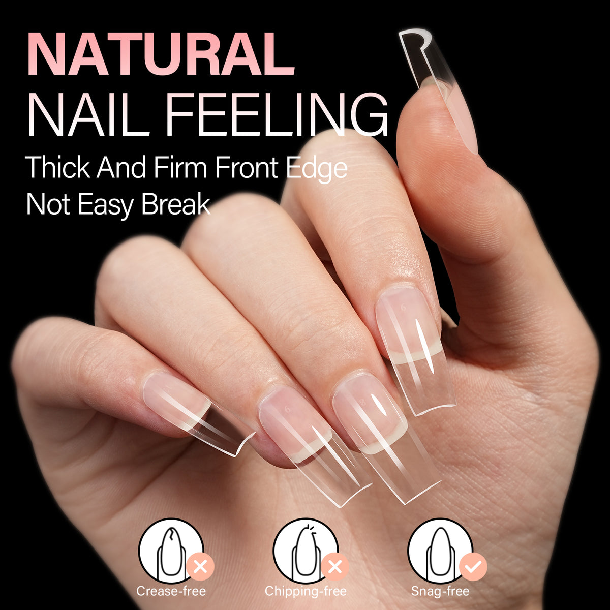 Upgraded Soft Gel Nail Tips 