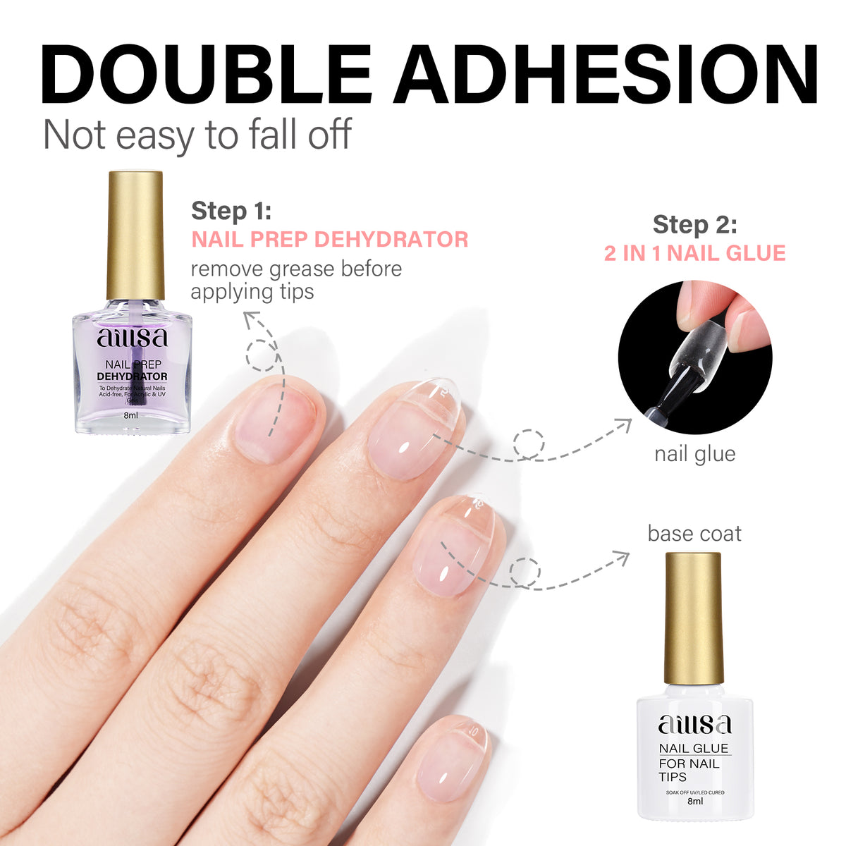 Gel Nail Kit 240pcs Nail Tips 