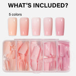 RealFit Nude Tone Mixed Color Press-On Nails 