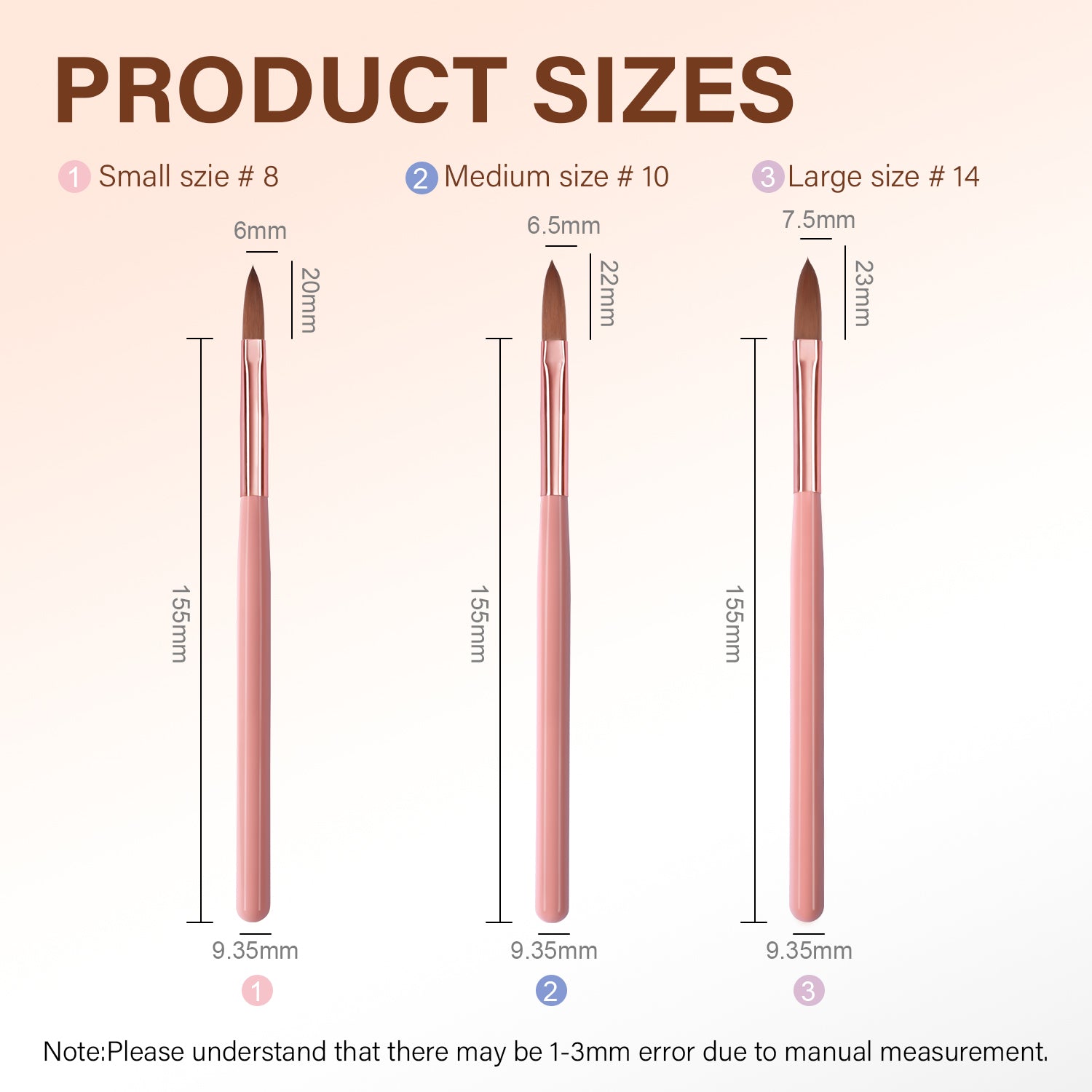 Acrylic Nail Brush Set 