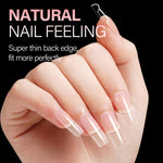 Full Cover Clear Nail Tips 