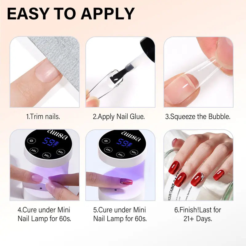 AILLSA Upgraded 4 Timers Setting Mini UV Light
