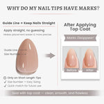 RealFit Nude Tone Mixed Color Press-On Nails 
