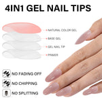 RealFit Nude Tone Mixed Color Press-On Nails 