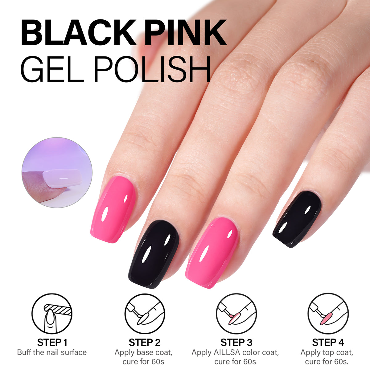 AILLSA 7PCS Gel Nail Polish Set 