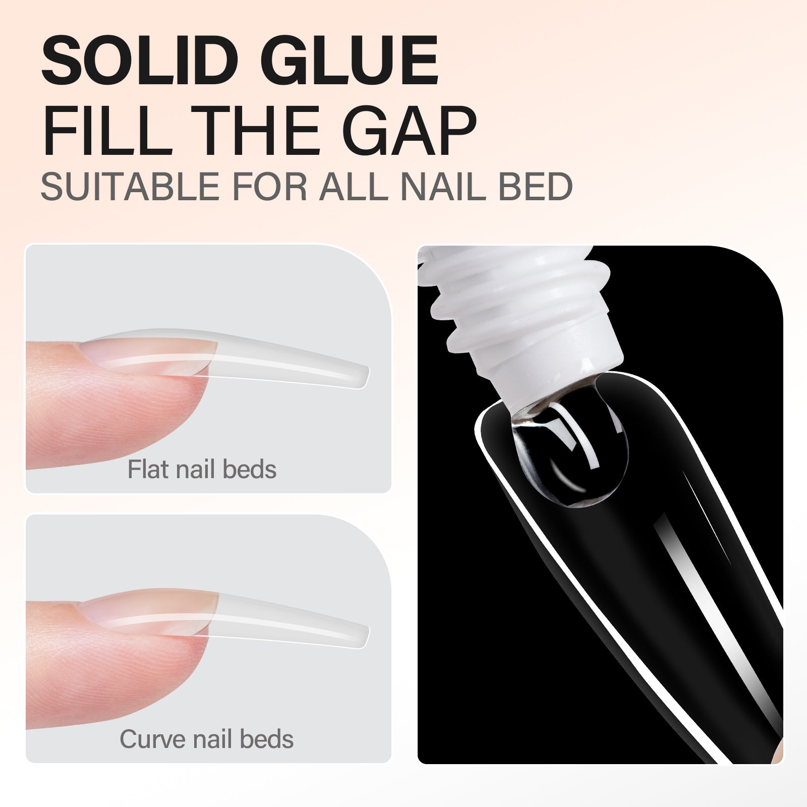 Strong Hold Solid Gel Nail Glue 
