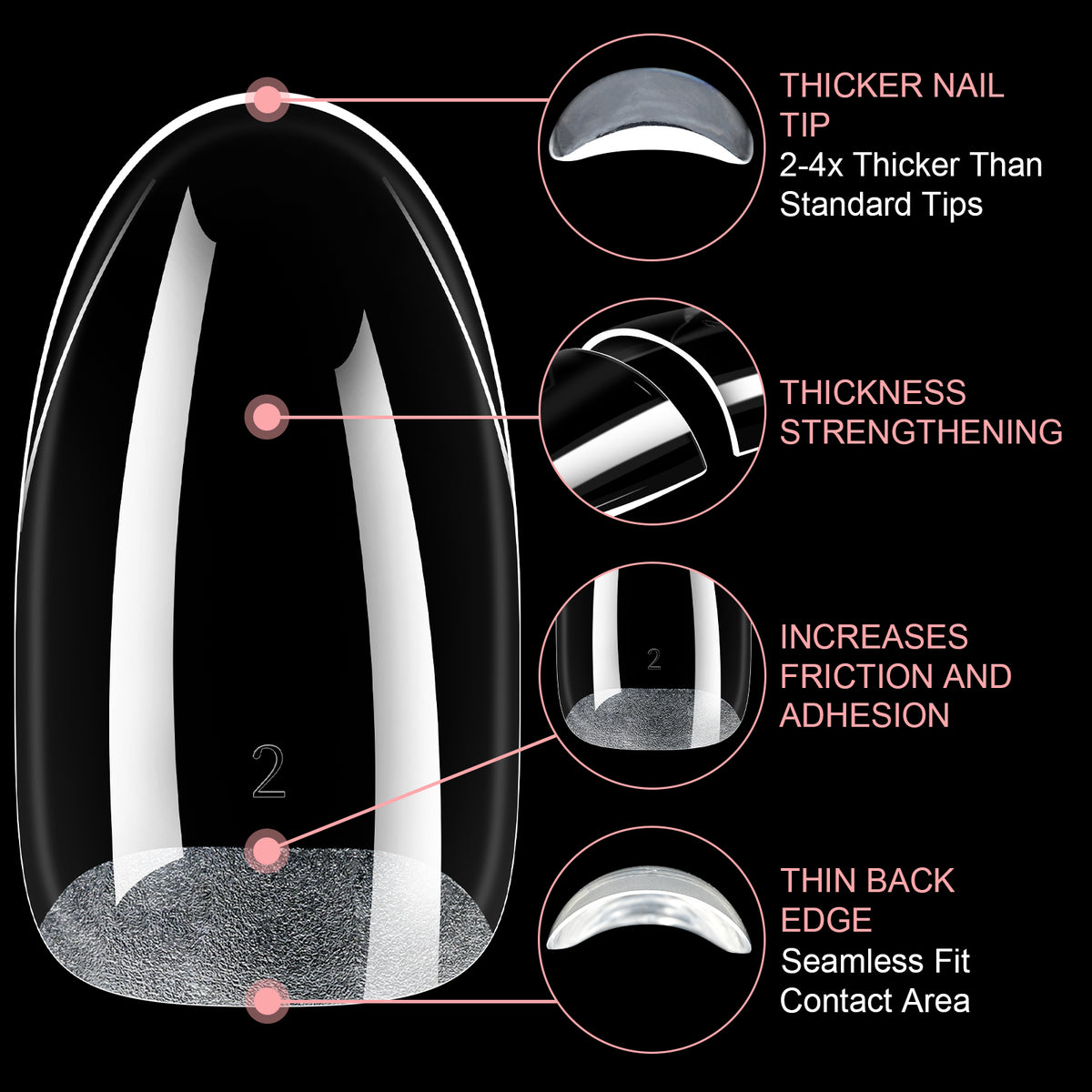 Upgraded Soft Gel Nail Tips 