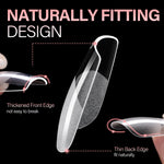 Full Cover Clear Nail Tips 