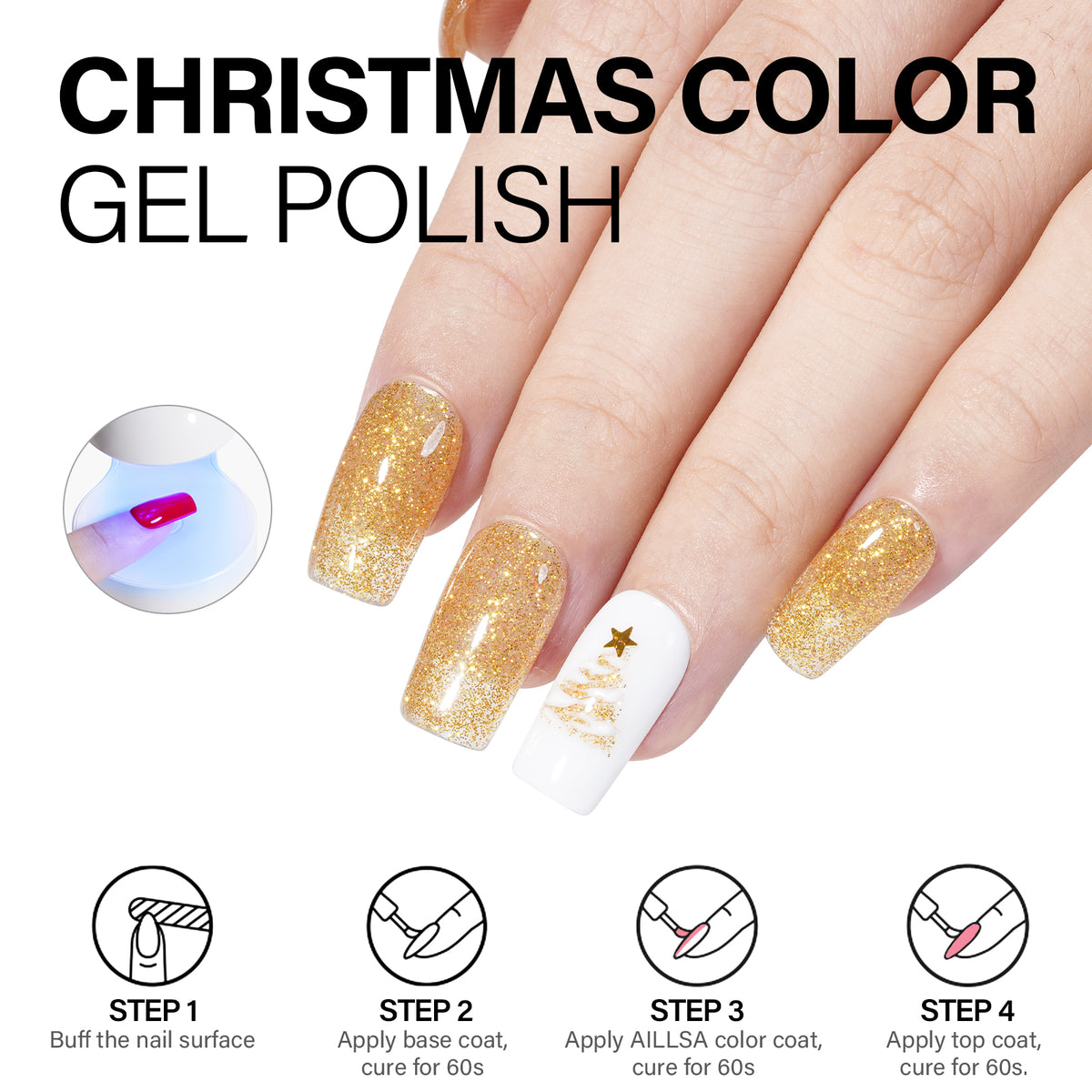 AILLSA 7PCS Gel Nail Polish Set 