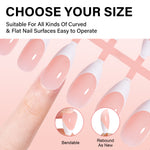Almond French Tip Press on Nails 