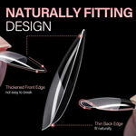 Full Cover Clear Nail Tips 
