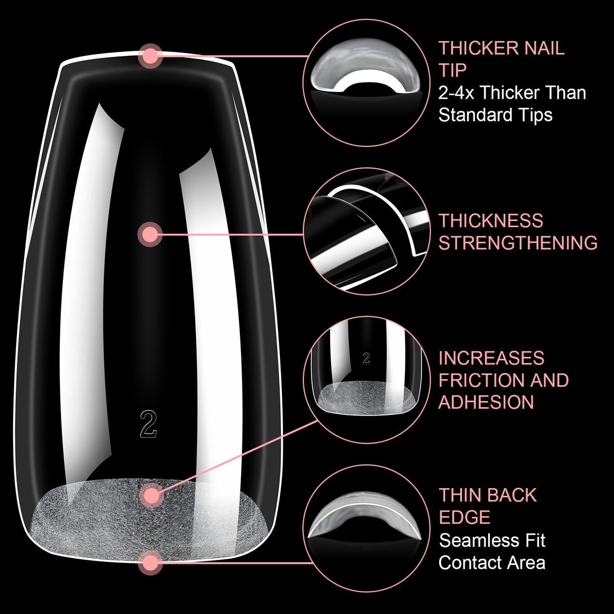 Upgraded Soft Gel Nail Tips 