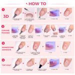 AILLSA 4-in-1 Multi-Use 3D Nail Art Gel 