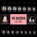 Half Matte False Nail Tips 