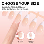 Almond French Tip Press on Nails 