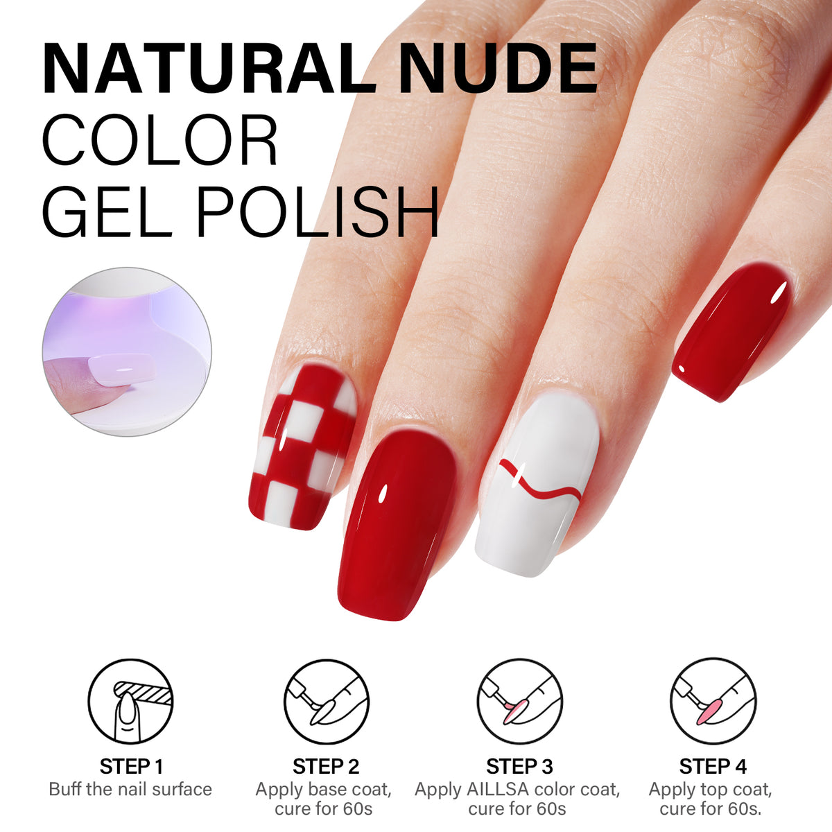 AILLSA 7PCS Gel Nail Polish Set 