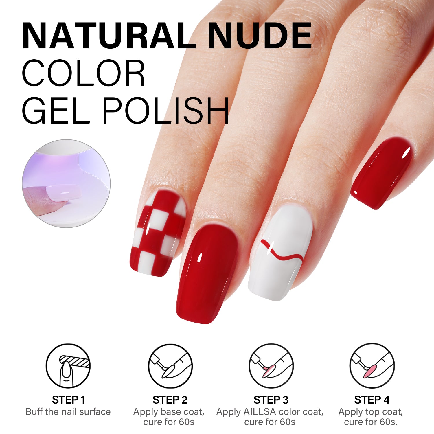 AILLSA 7PCS Gel Nail Polish Set 
