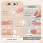 Nude Base French Tip Press On Nails 