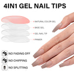 RealFit Nude Tone Mixed Color Press-On Nails 