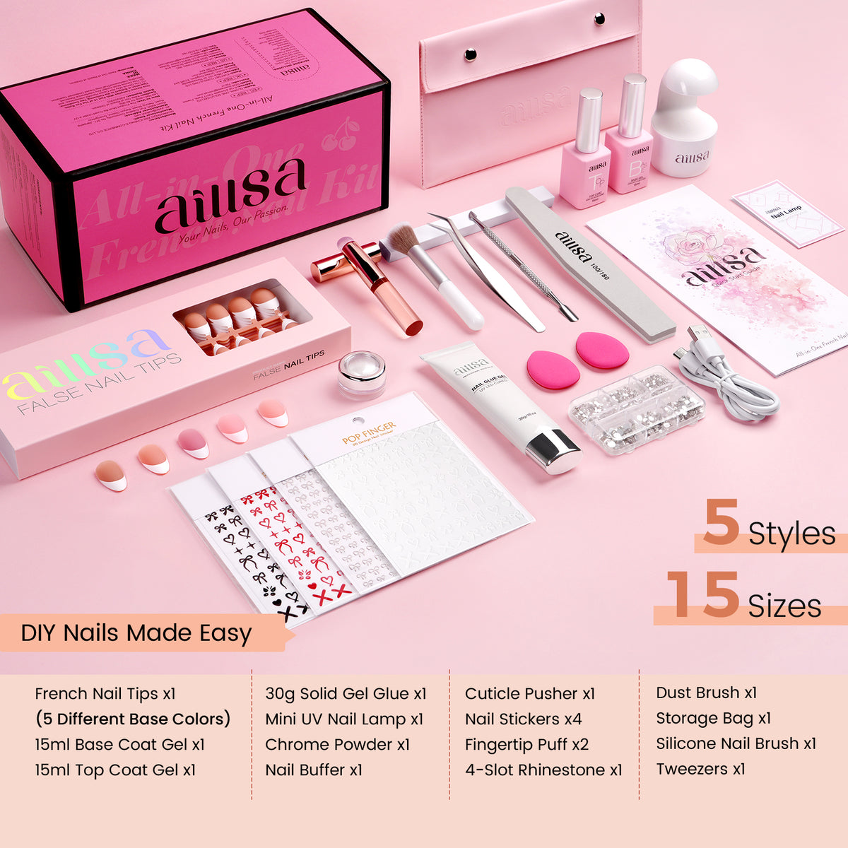 AILLSA Cozy French Press-On Kit 