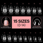 Half Matte False Nail Tips 