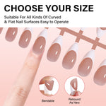 Almond French Tip Press on Nails 