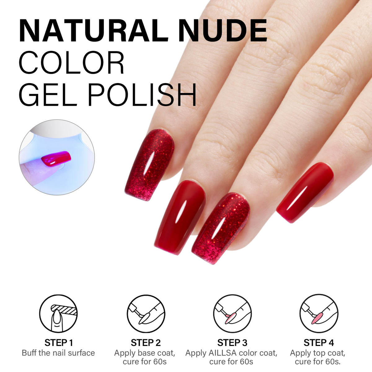 AILLSA 7PCS Gel Nail Polish Set 