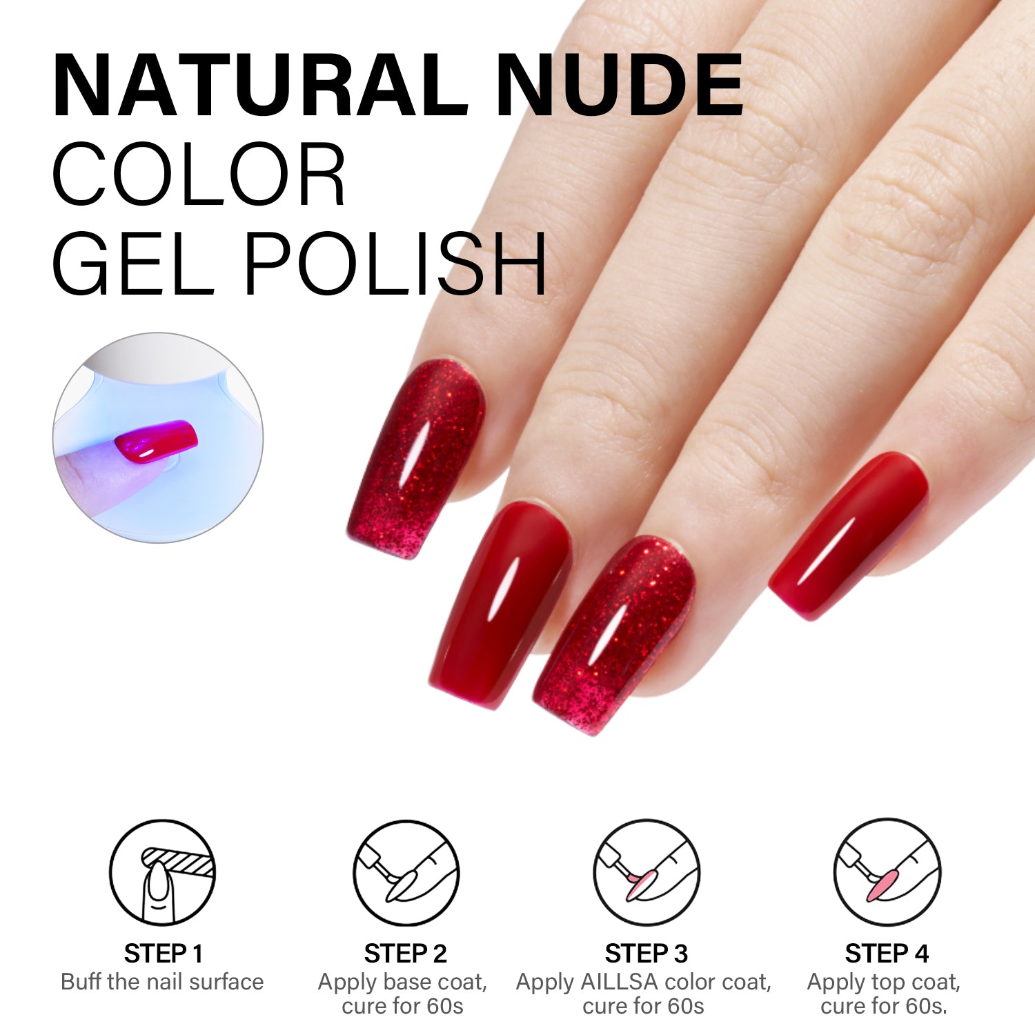 AILLSA 7PCS Gel Nail Polish Set 
