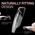 Full Cover Clear Nail Tips 