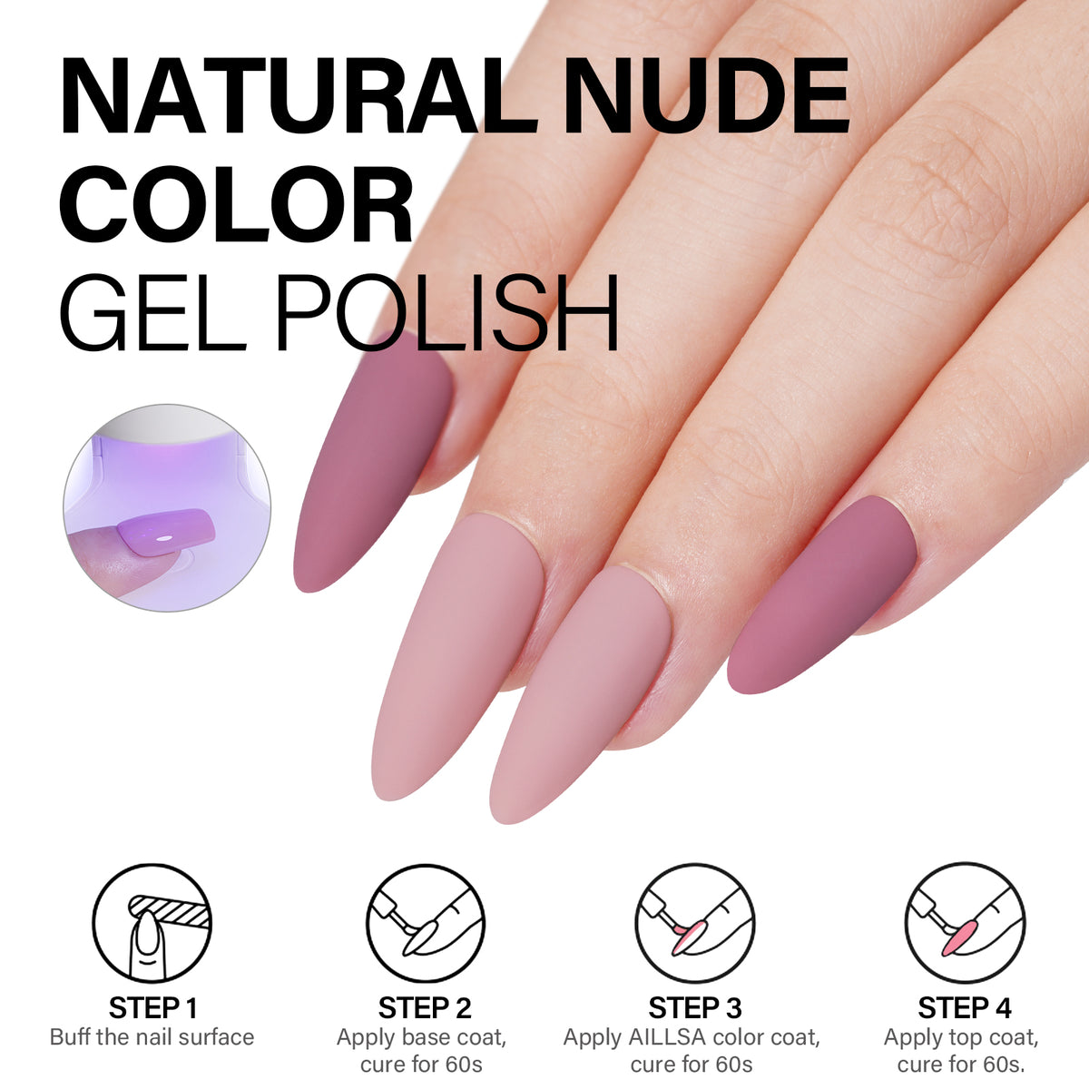 AILLSA 7PCS Gel Nail Polish Set 